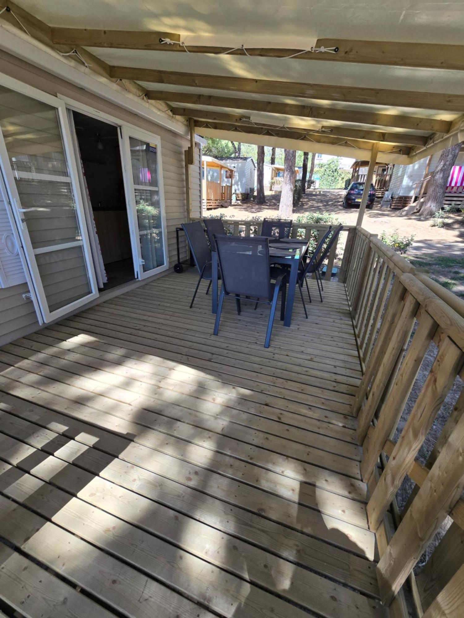 Mobilhome Lodge 3 Chambres, 500M Plage, Camp 5 Etoiles 방드르 외부 사진